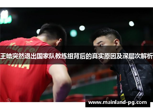 王皓突然退出国家队教练组背后的真实原因及深层次解析